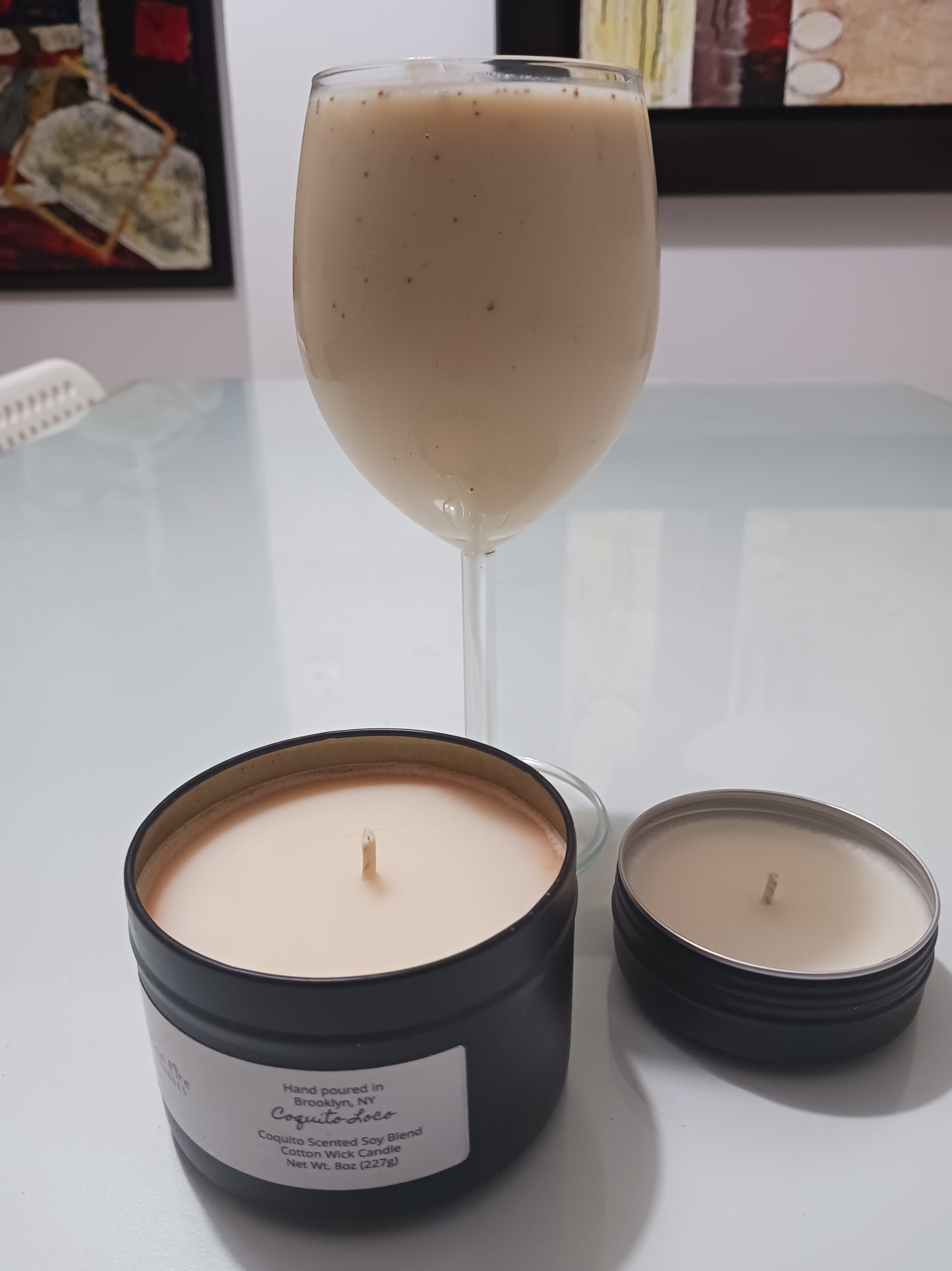 Coquito Loco Candle