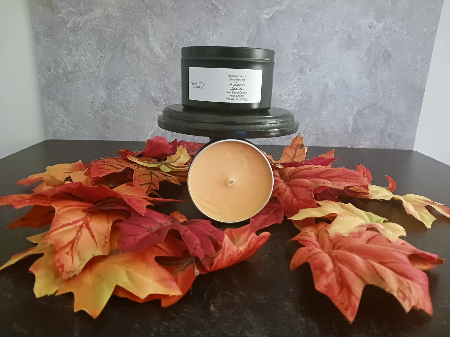 Autumn Leaves Candle